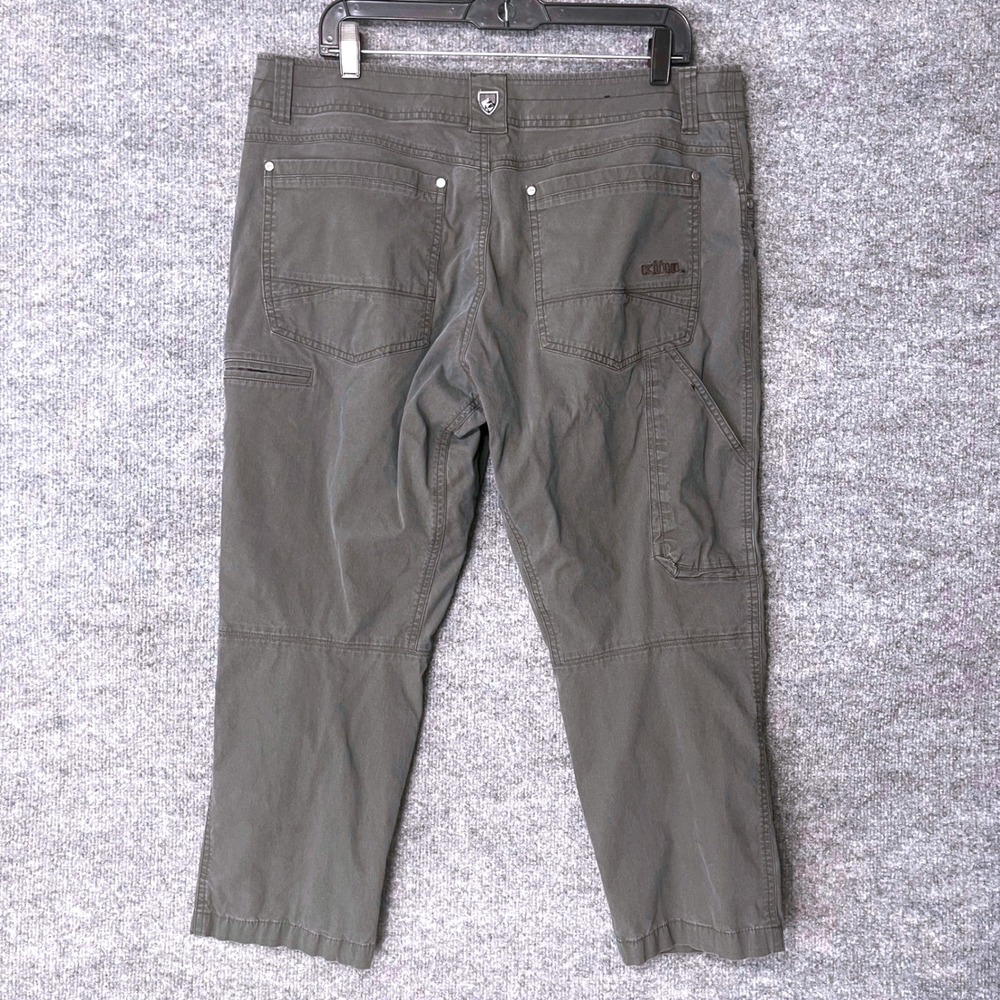 Kuhl Mens Revolvr Rogue Tapered Hiking Pants Gray 36x28 (24) Carbon Outdoors - Picture 2 of 11